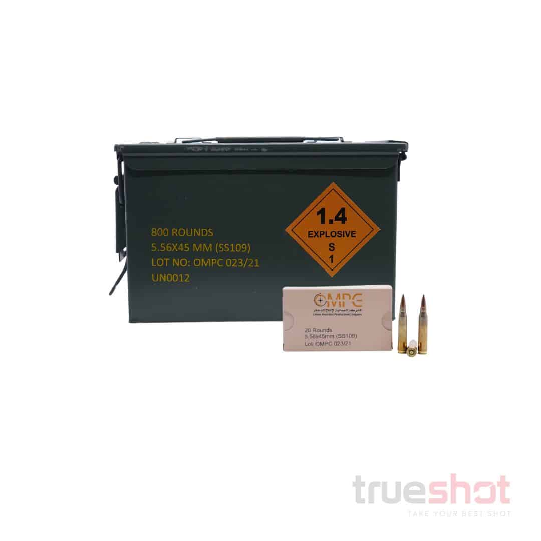 OMPC - 5.56x45mm - 62 Grain - FMJ