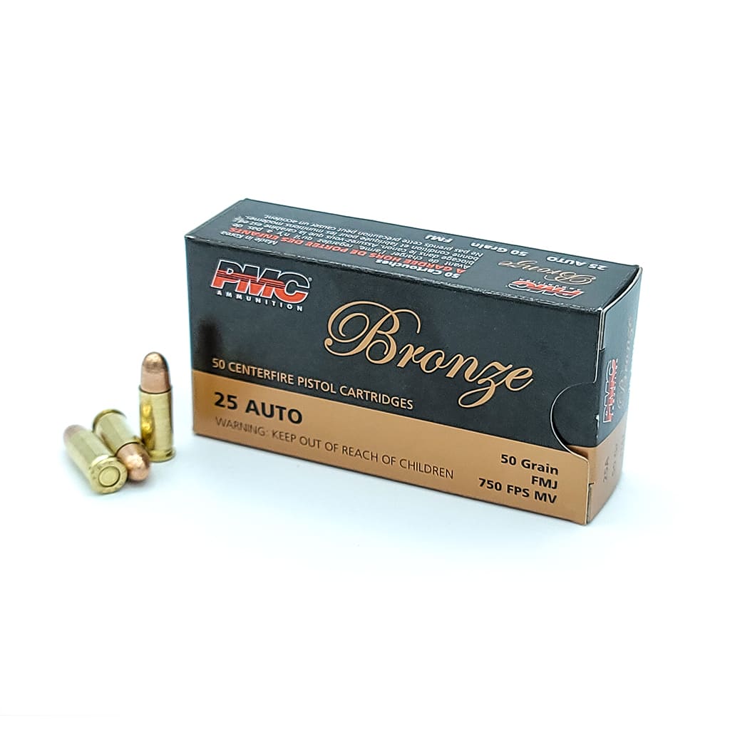 PMC - Bronze - 25 Auto - 50 Grain - FMJ