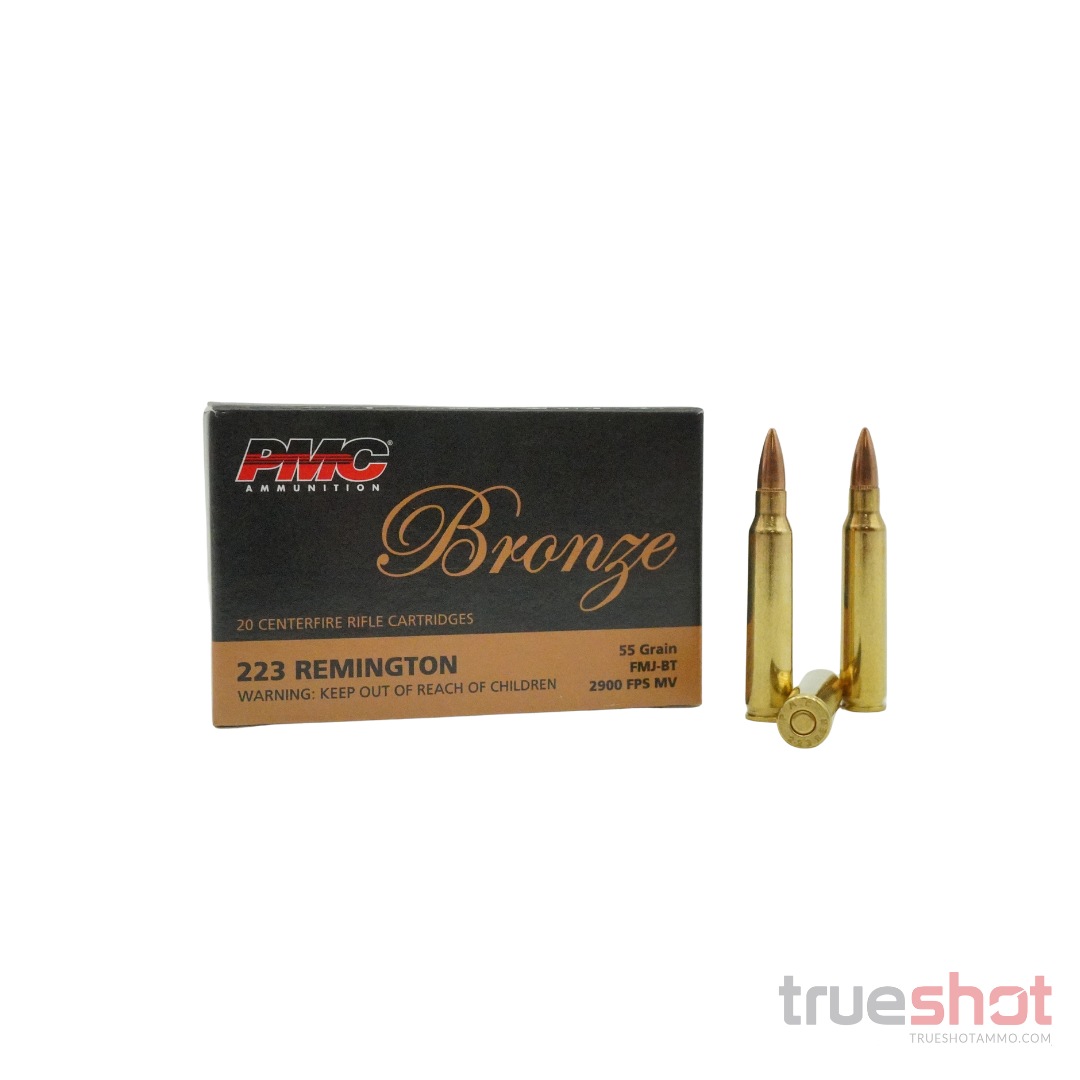 PMC Bronze 223 Rem 55 Grain FMJ