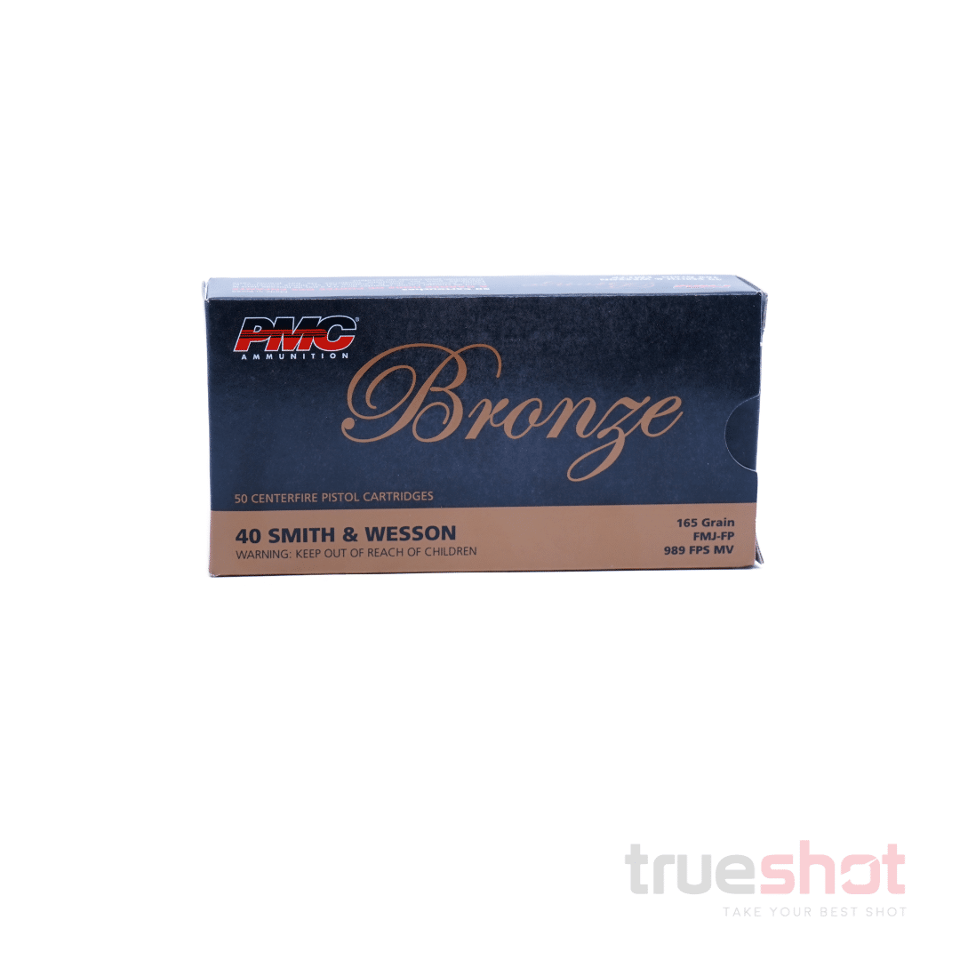 PMC-Bronze-40-SW-165-Grain-FMJFP