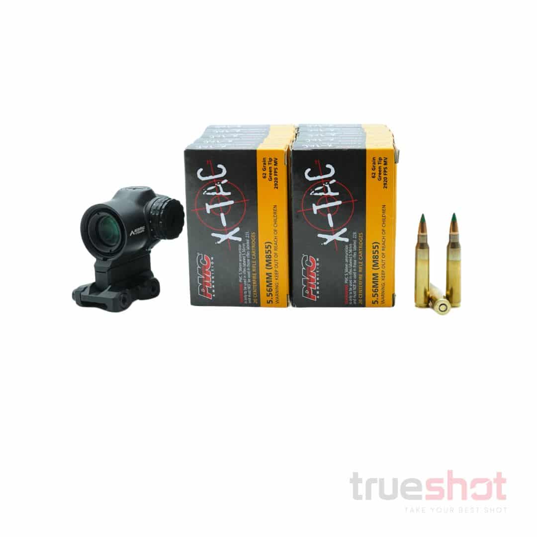 BUNDLE DEAL: Primary Arms SLx 1x MicroPrism Red Dot Prism Optic and 200 Rounds of Ammo