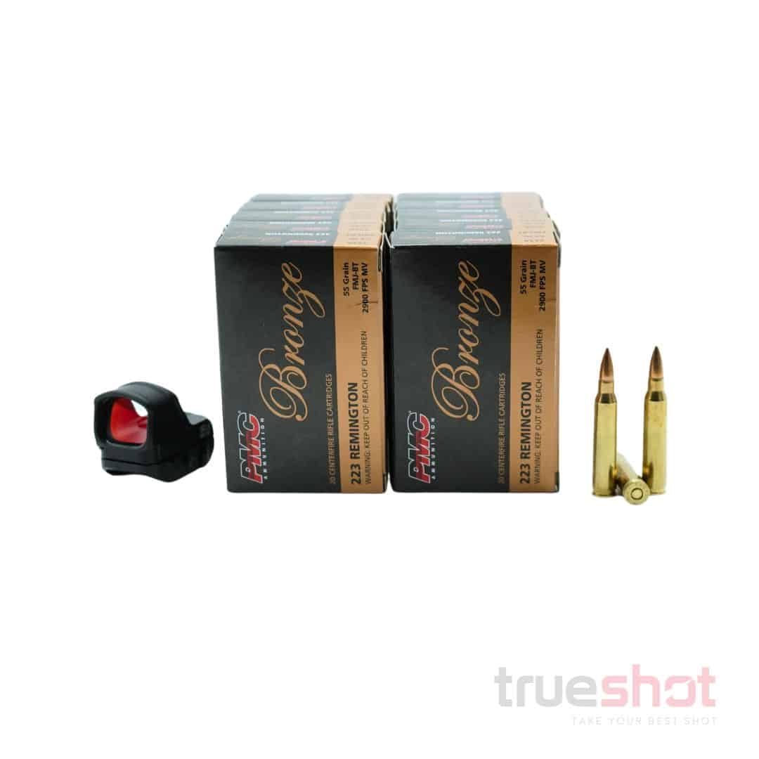 BUNDLE DEAL: Primary Arms SLx RS-10 Red Dot Rifle Sight and 200 Rounds of Ammo