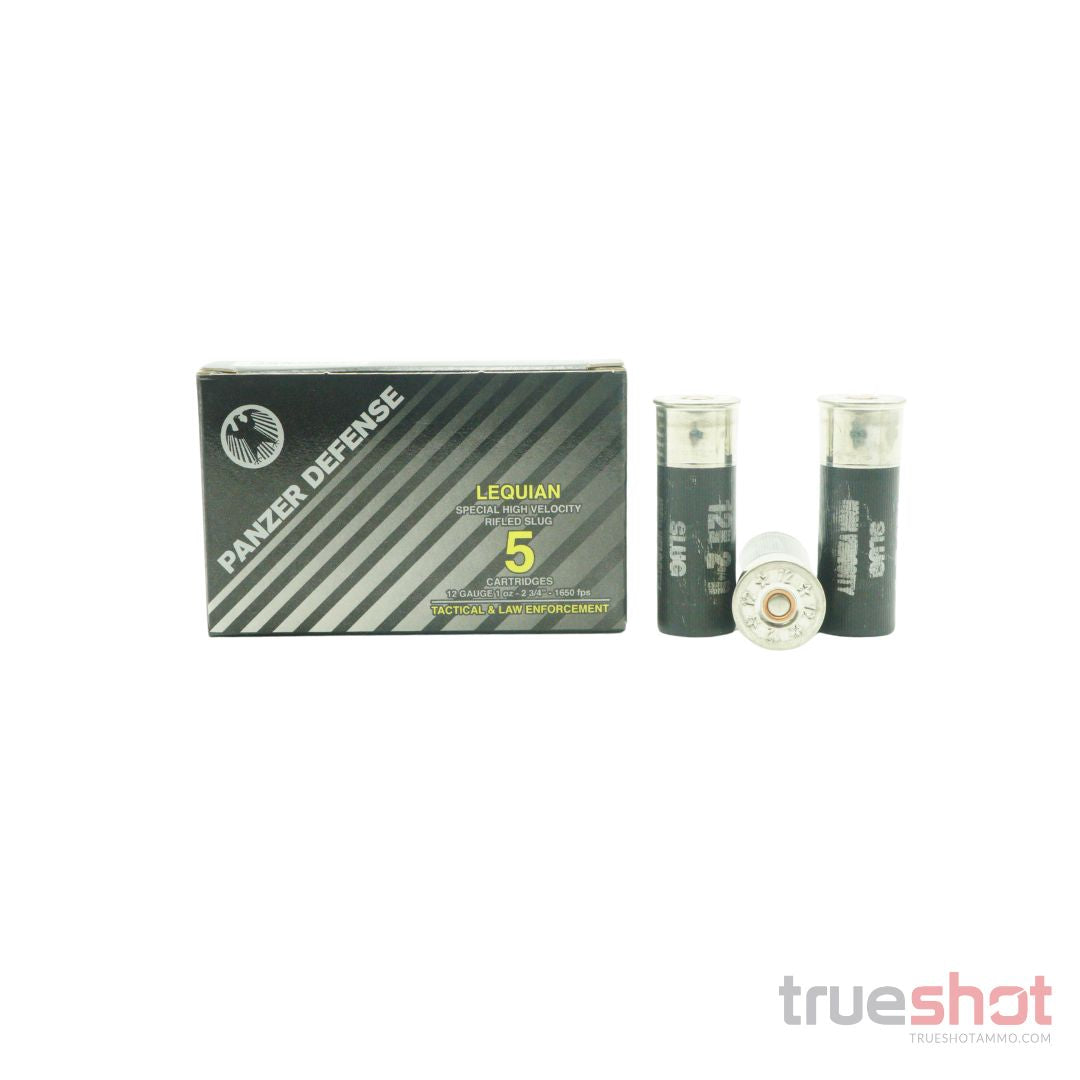 Panzer Defense - Lequian HV - 12 Gauge - Slug - 2-3/4" - 1 oz. - 1650 FPS