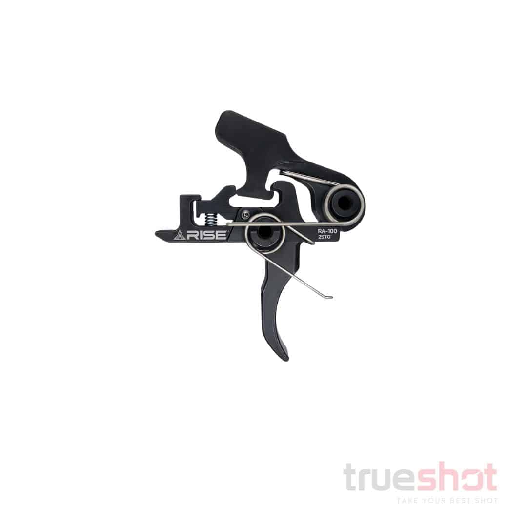 RISE Armament - RA-100 - 1.5/3 lbs - Two Stage - Curved - Black - AR-15 Trigger
