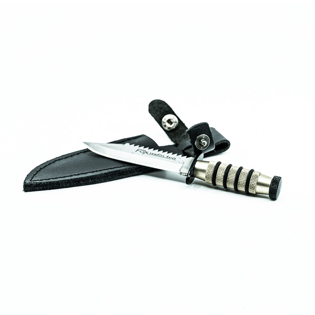 Fox - 1699 - CHAMPAGNE MINI FOX - Satin - aircraft aluminum T6-6082 champagne anodized - 420C Stainless Steel - 2.56"