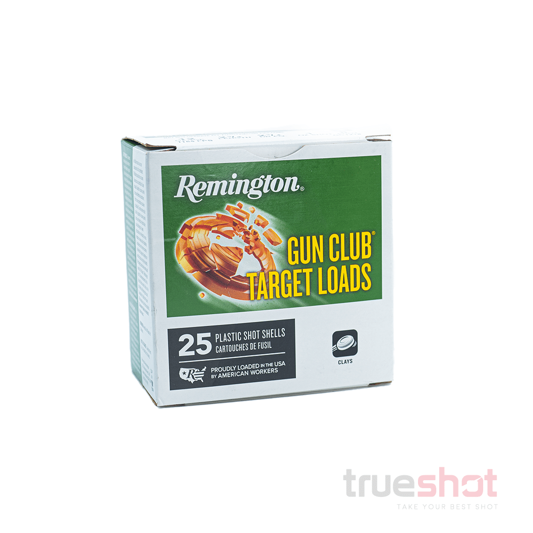 Remington Gun Club Target Loads, 12 Gauge 8 Shot, 2 3/4, 1 oz, 1185 FPS