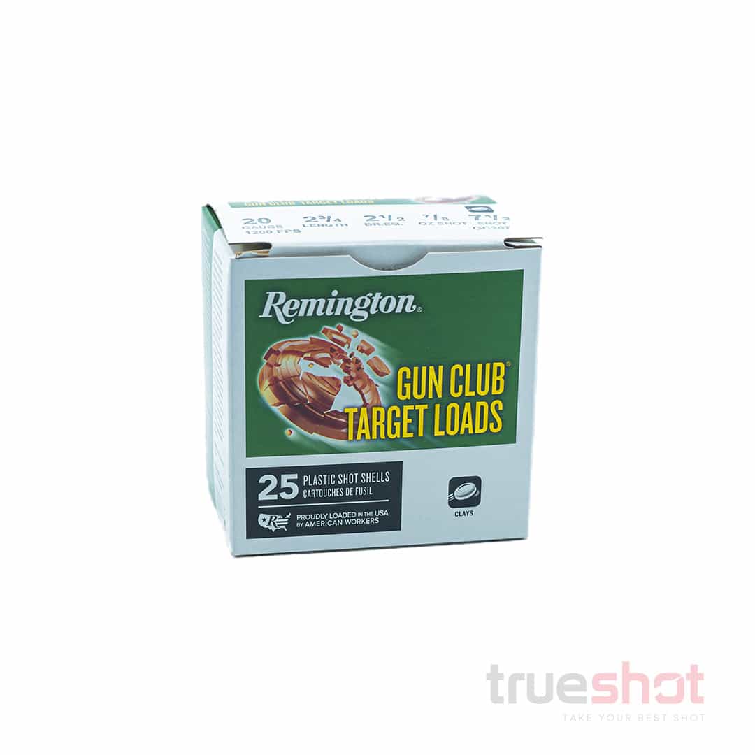Remington Gun Club Target Loads, 20 Gauge, 7.5 Shot 1200 FPS