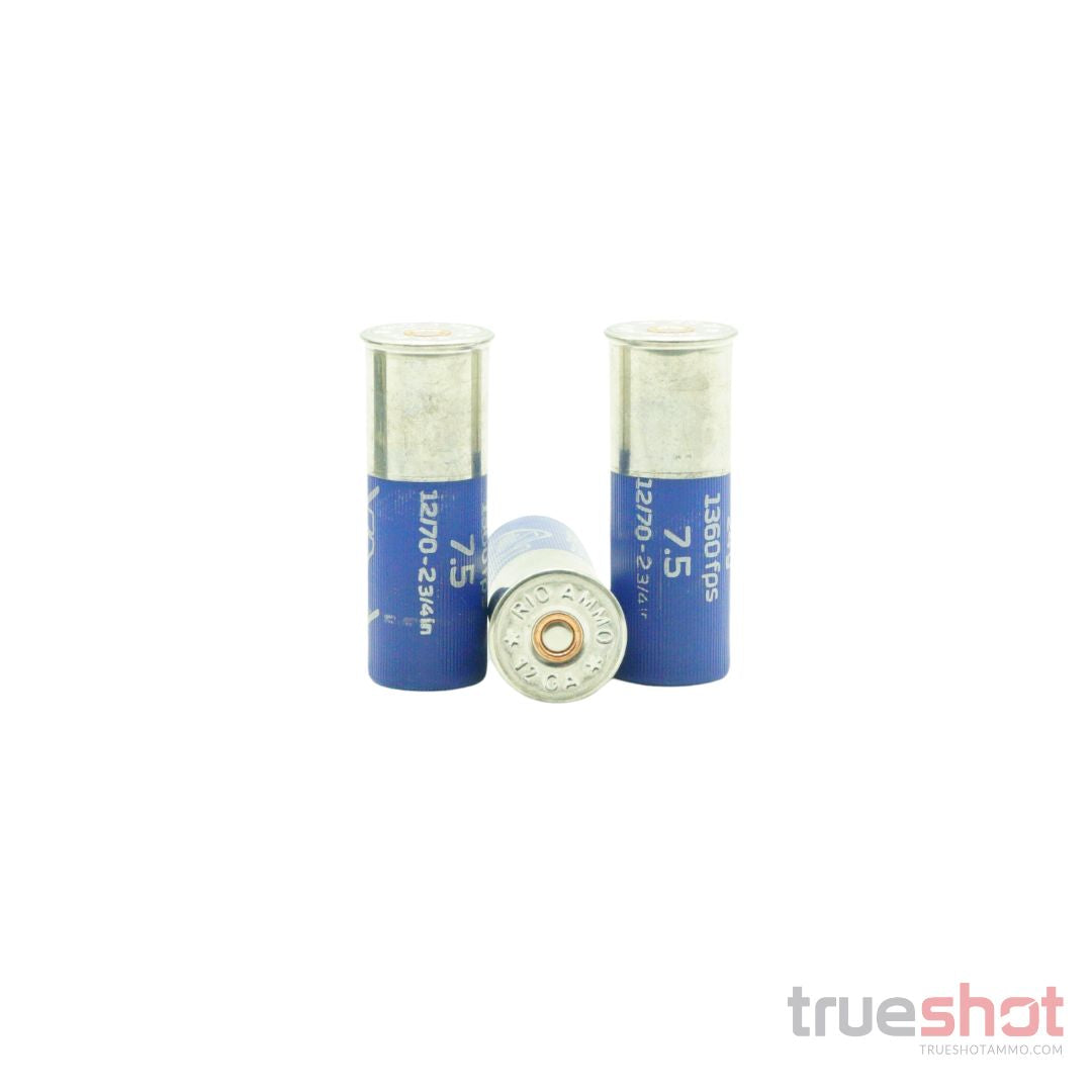 Rio - 12 Gauge - #7.5 Shot - 2-3/4" - 24 Gram - 1360 FPS