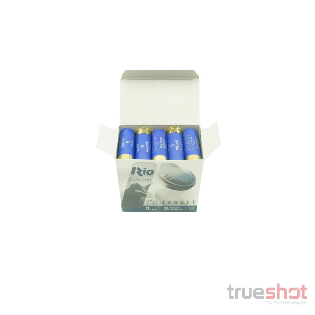 Rio - Star Team EVO Target 32 - 12 Gauge - #8 Shot - 2.75" - 1-1/8 Oz. - 1250 FPS