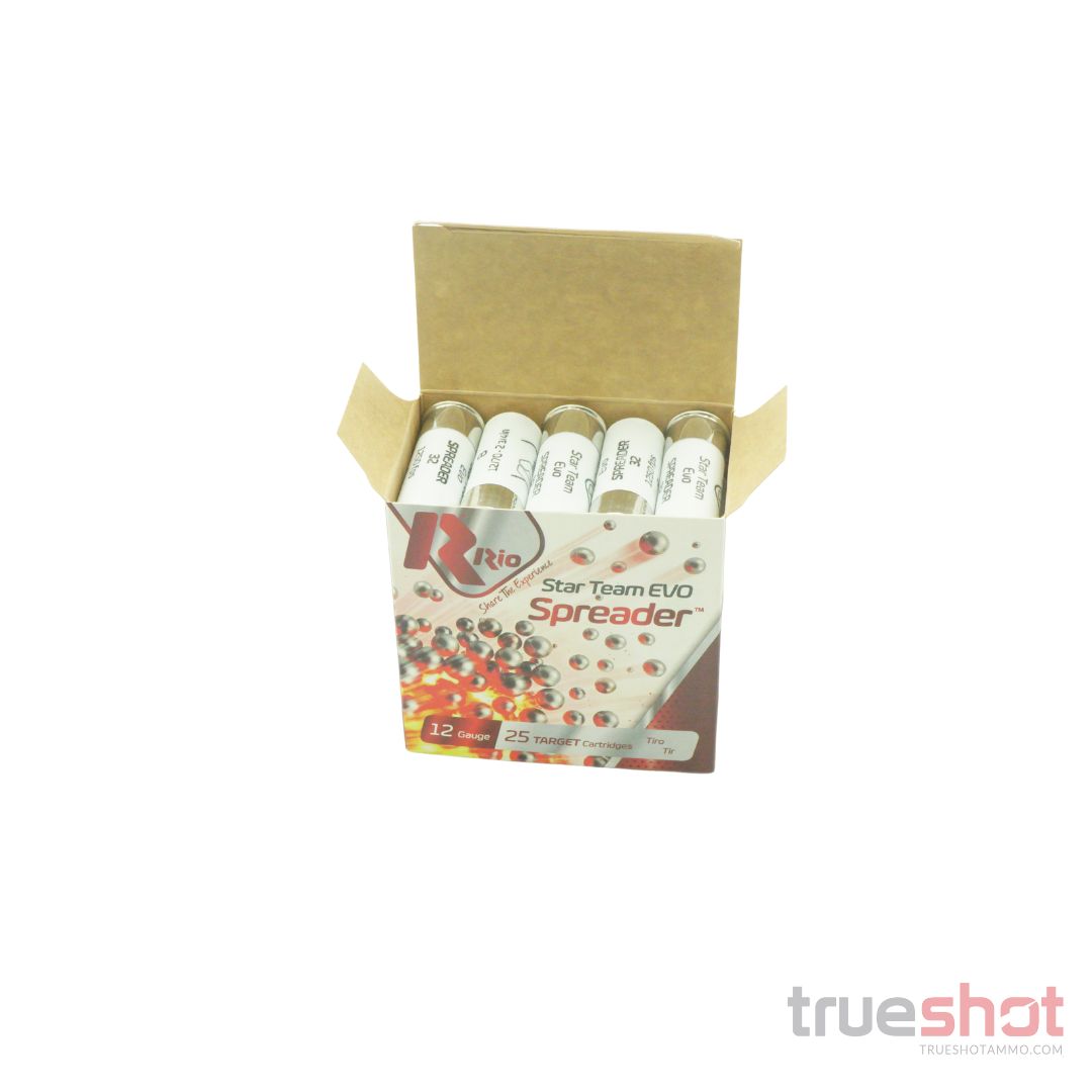 Rio - Star Team Evo Spreader 32 - 12 Gauge - #8 Shot - 2.75" - 1-1/8 Oz. - 1250 FPS
