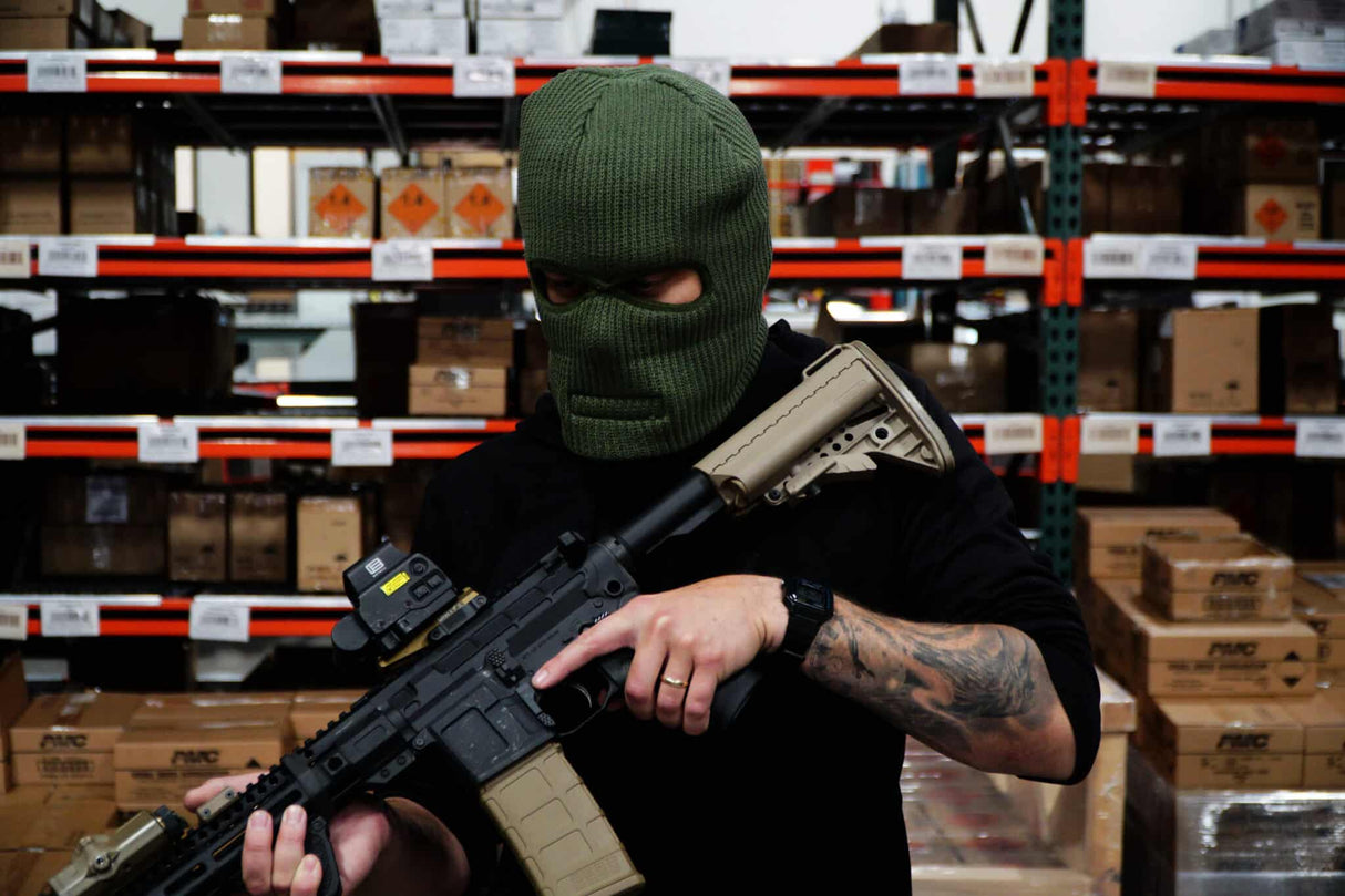 True Shot x Allied Threads Co. - Raid Beanie - OD Green - Beanie