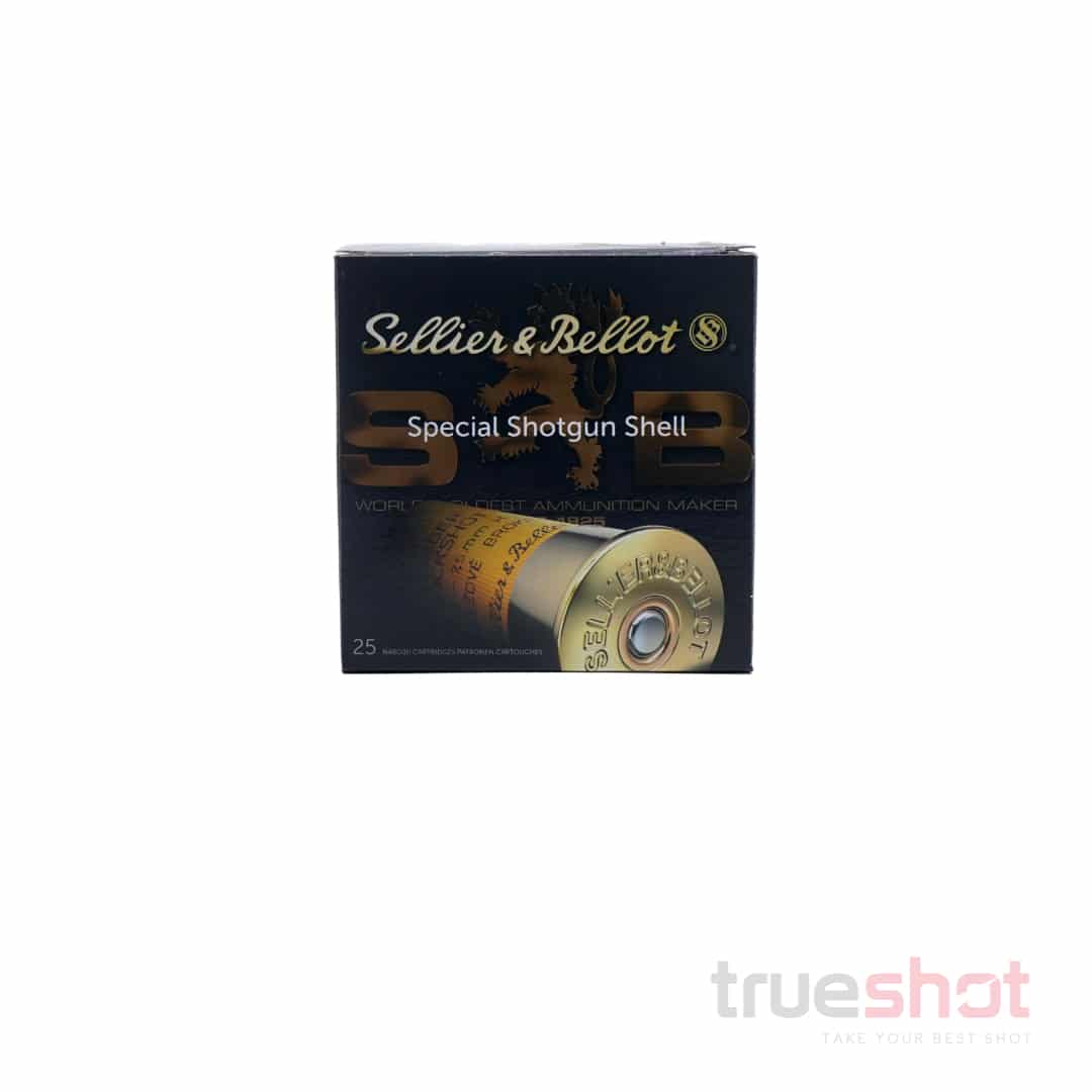 Sellier & Bellot - 12 Gauge - 2 Rubber Balls - 2.75" - 1/8 Oz. - 919 FPS