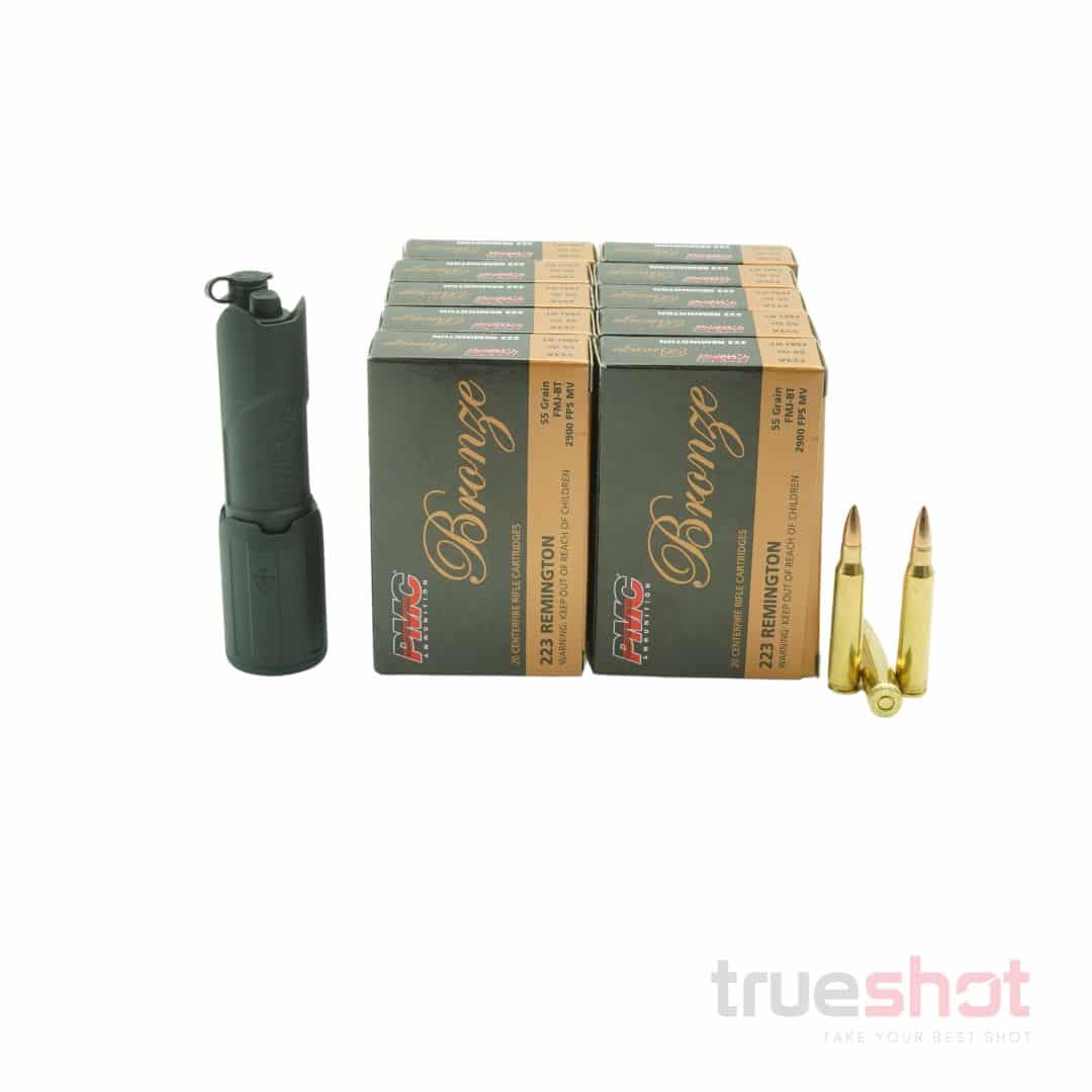 BUNDLE DEAL: Black Sig Sauer Foxtrot-MSR Compact M-Lok Rifle Light and 200 Rounds of Ammo