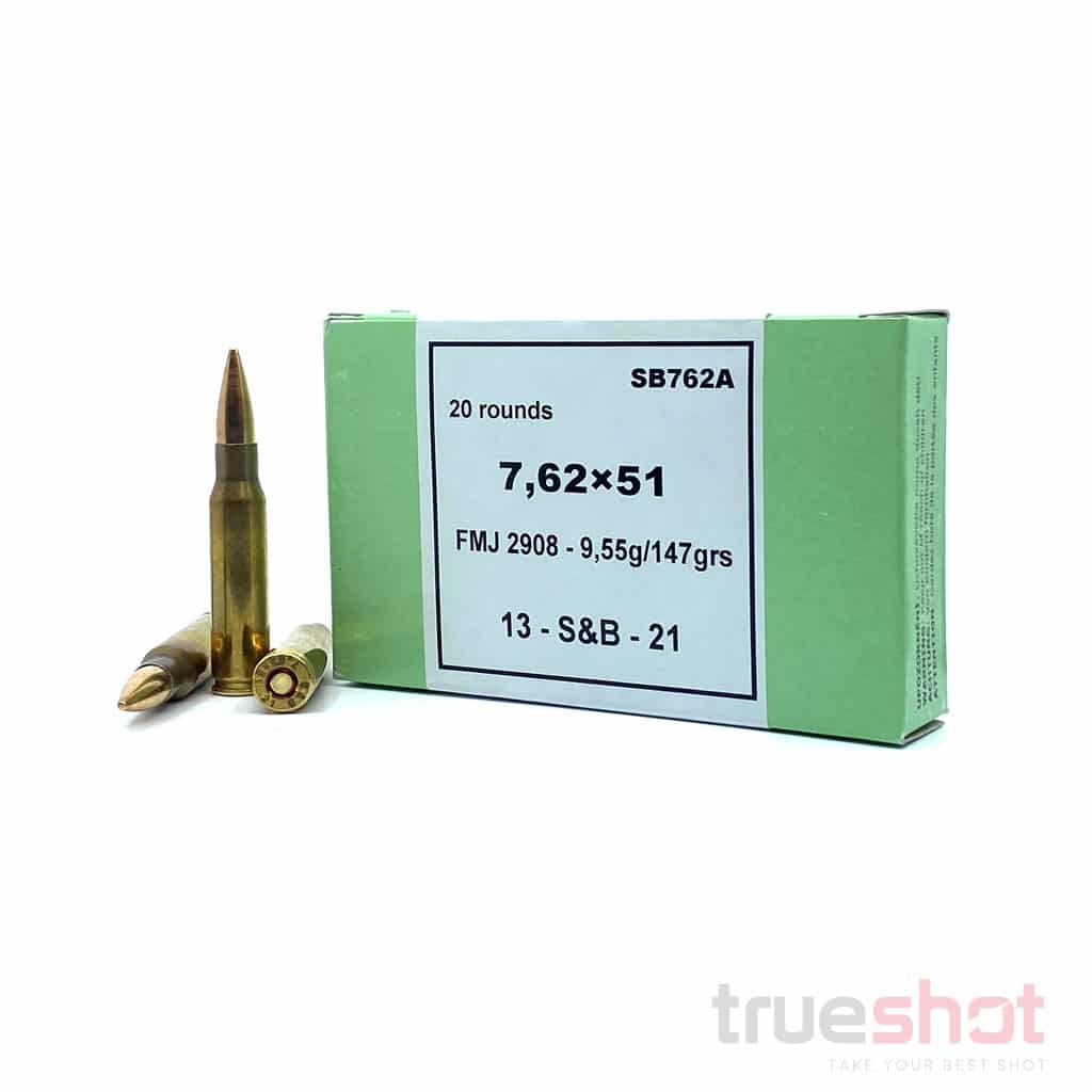 Sellier & Bellot 7.62x51 147 Grain FMJ