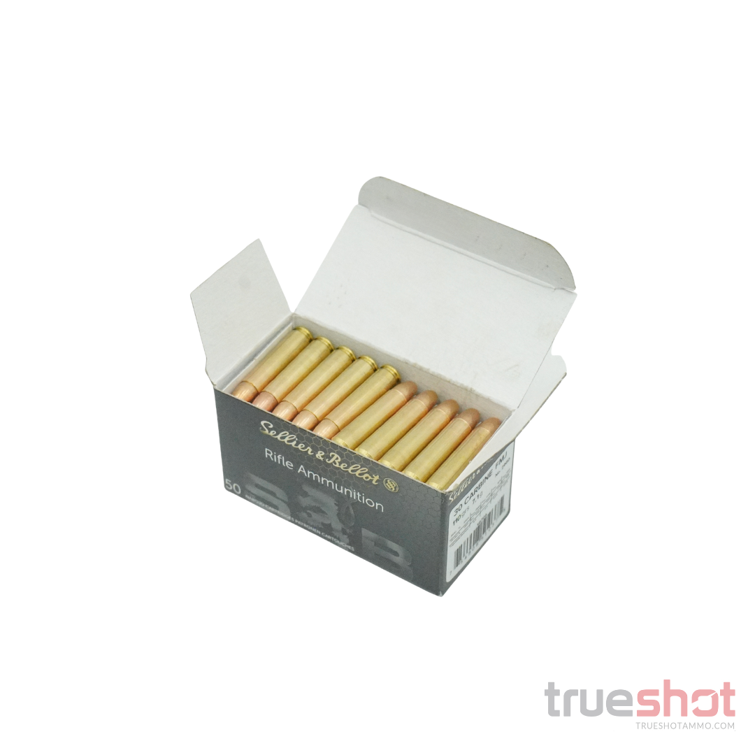 Sellier & Bellot - 30 Carbine - 110 Grain - FMJ