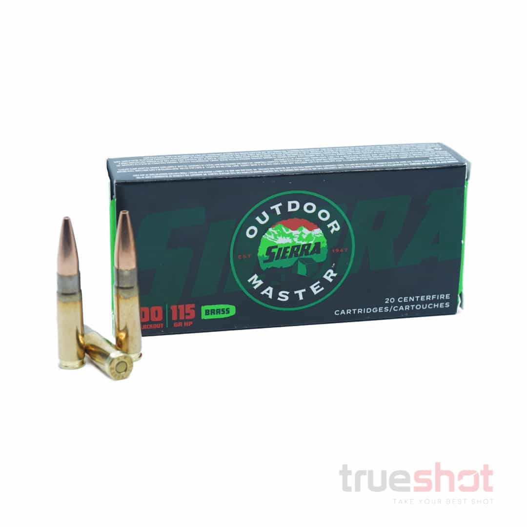 Sierra Outdoors 300 Blackout 115 Grain FMJ