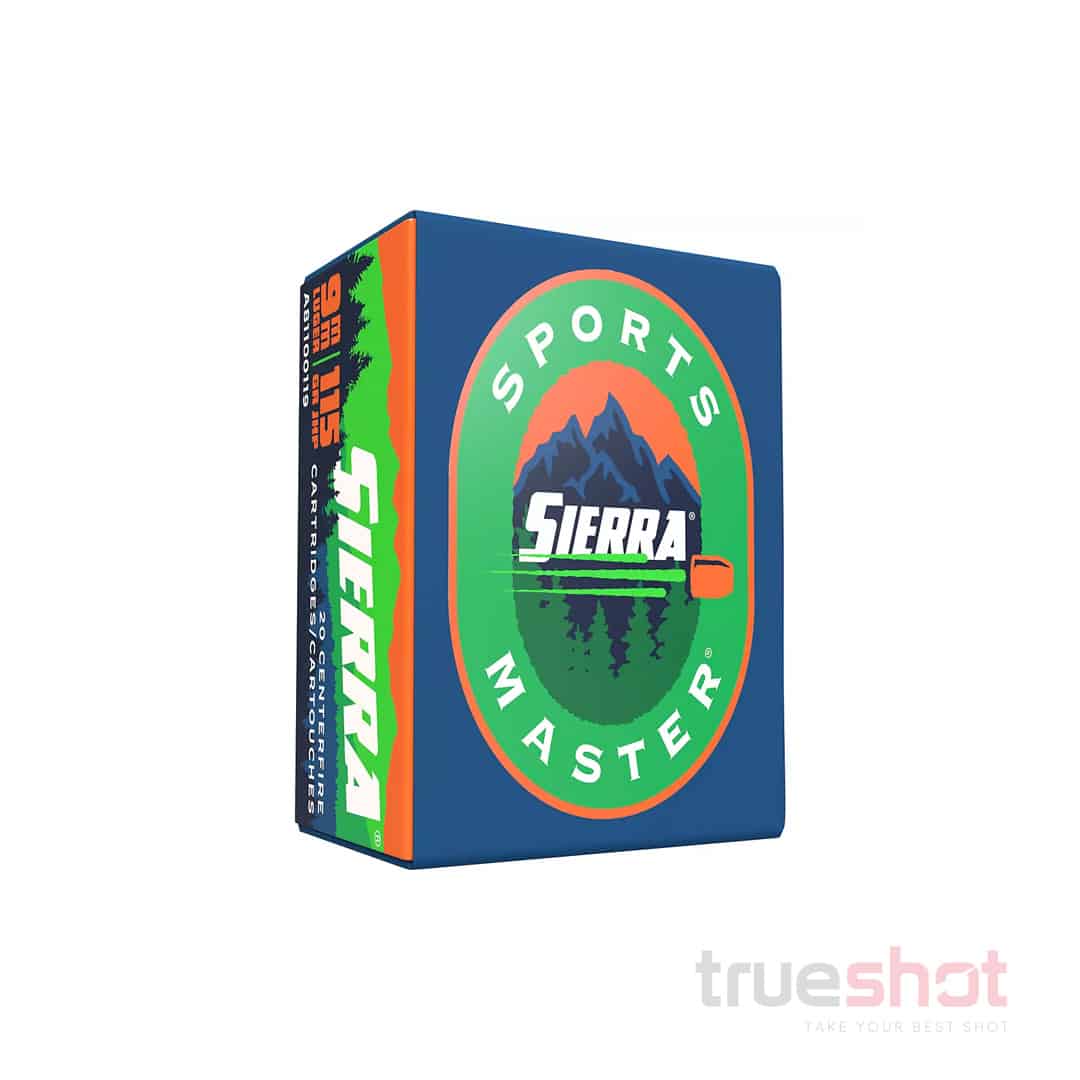 Sierra Sports Master 9mm, 124 Grain, JHP