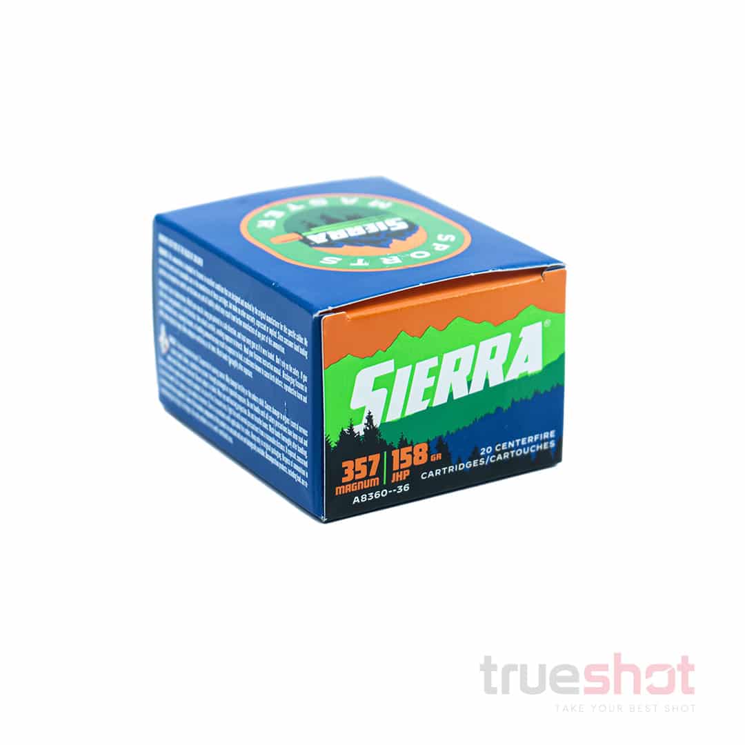 Sierra - SportsMaster - 357 Magnum - 158 Grain - JHP