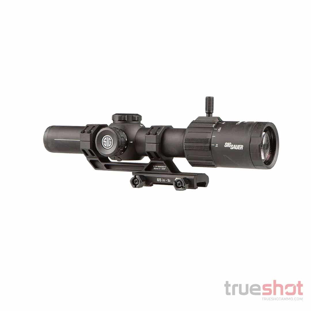 Sig Sauer - Tango MSR Scope - 1-6X24mm - 30mm Tube - SFP - Illuminated MSR BDC6 Reticle - 0.5 MOA - Capped Turret - Black w/ 1.535 Mount