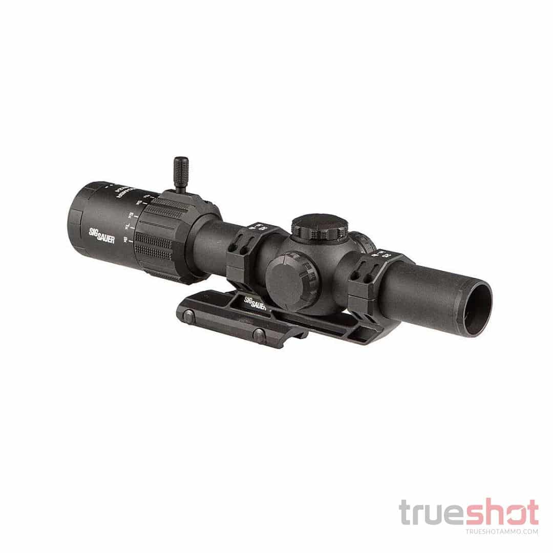 Sig Sauer - Tango MSR Scope - 1-8X24mm - 30mm Tube - SFP - Illuminated MSR BDC8 Reticle - 0.5 MOA - Capped Turret - Black w/ 1.535 Mount