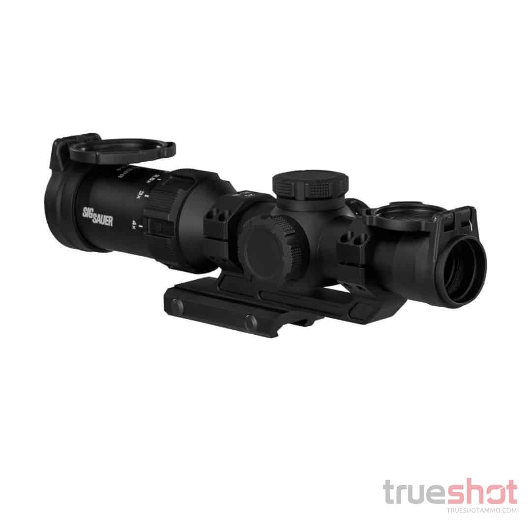 Sig Sauer - Tango-SPR Scope - 1-4X24mm - 30mm Tube - SFP - Hellfire Fl-4 Illum Reticle - Capped - 0.5 MOA - Black W/ 1.535 Mount