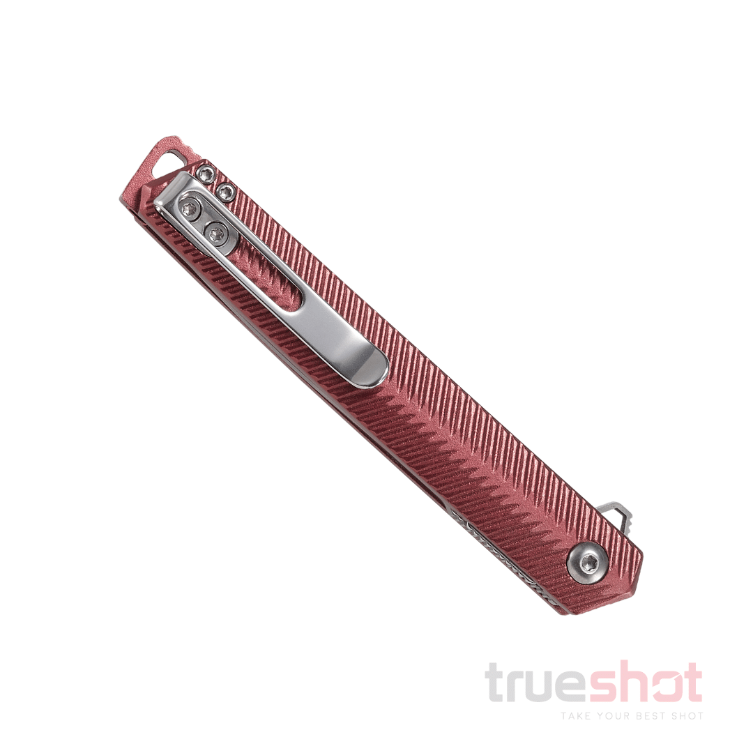 CRKT - Stylus - Maroon - Aluminum - Sandvik 12C27 - 3.125"