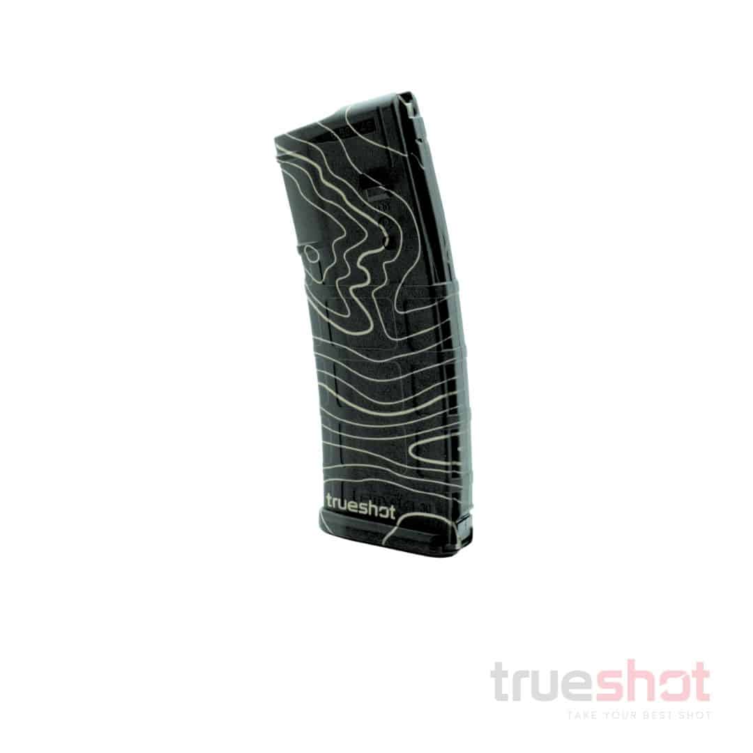 True Shot x Magpul - PMAG 30 AR/M4 Gen M2 MOE – 223/5.56 – 30 Round – Black Topo – Polymer Magazine