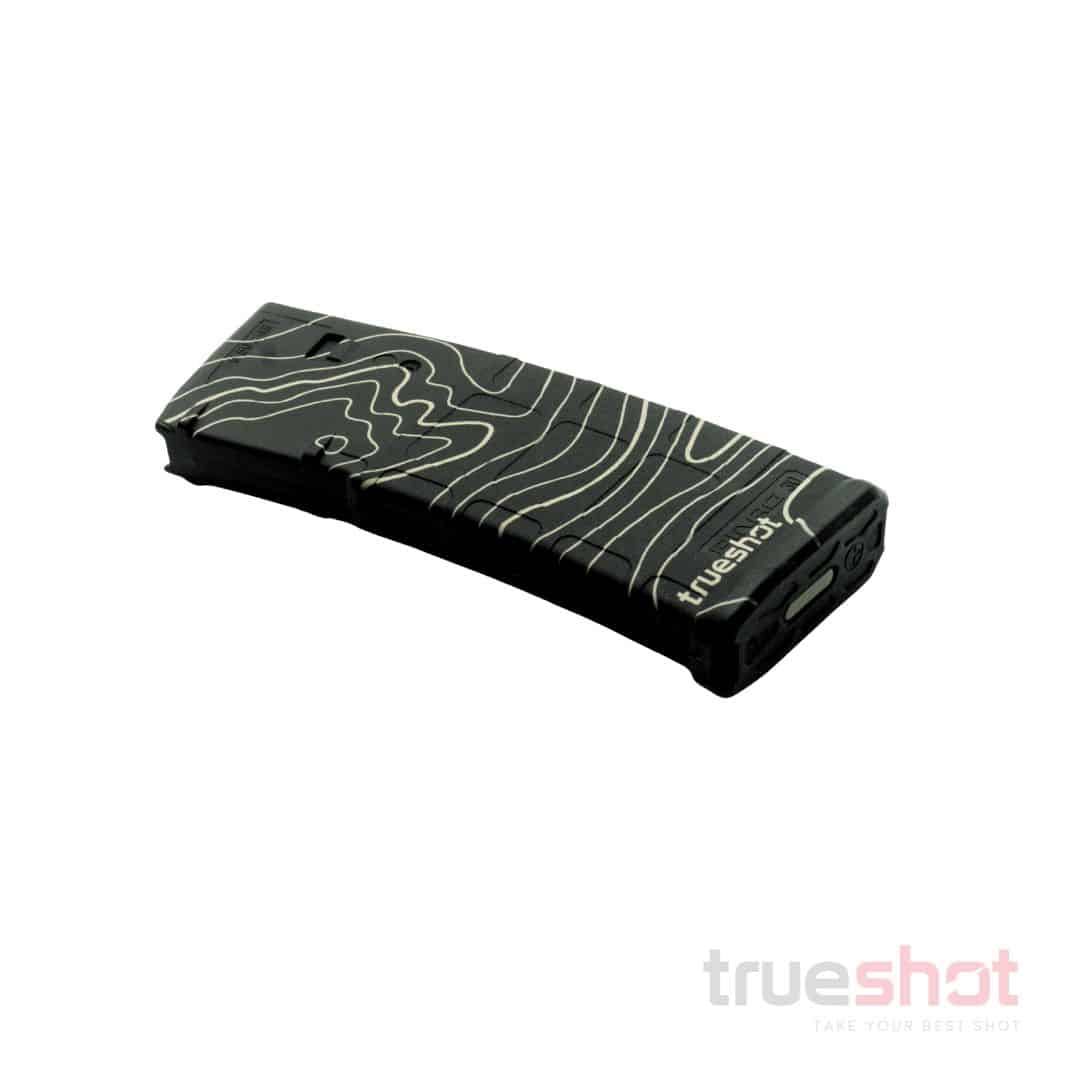 True Shot x Magpul - PMAG 30 AR/M4 Gen M2 MOE – 223/5.56 – 30 Round – Black Topo – Polymer Magazine