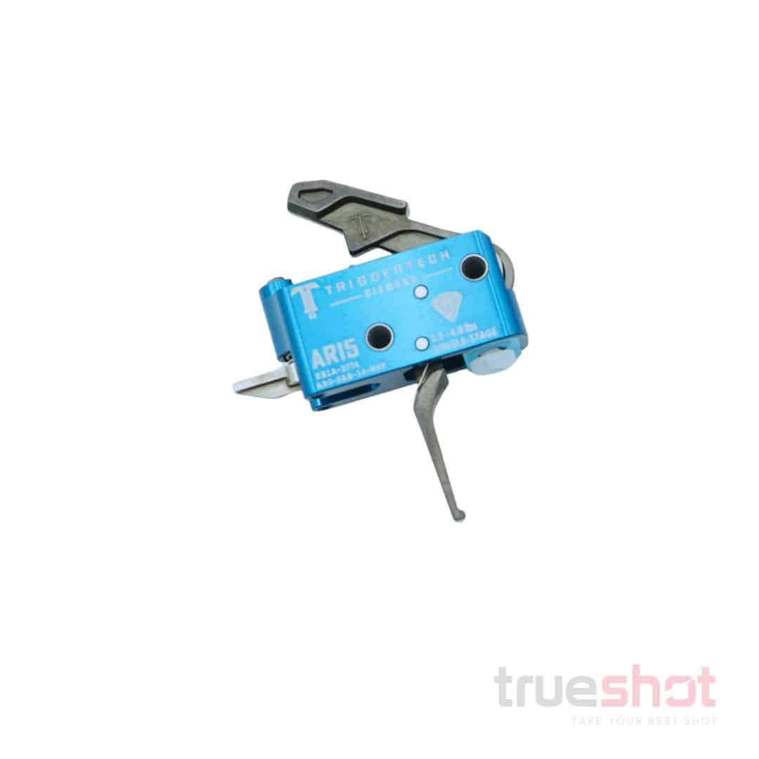 TriggerTech - Diamond - 1.5/4 lbs - Single Stage - Straight Flat - Black - Drop In AR-15 Trigger