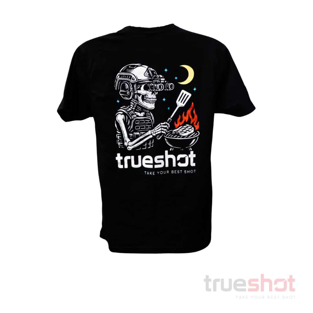True Shot - Grilling Skull Shirt - Black