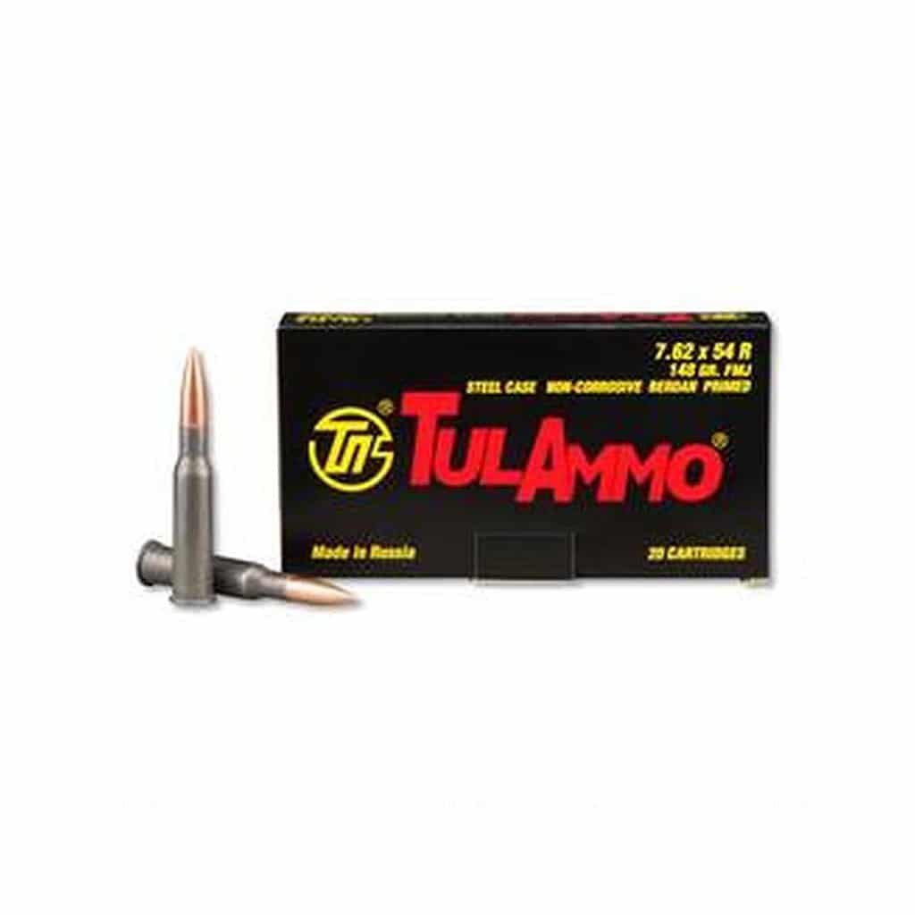 TulAmmo - 7.62x54R - 148 Grain - FMJ