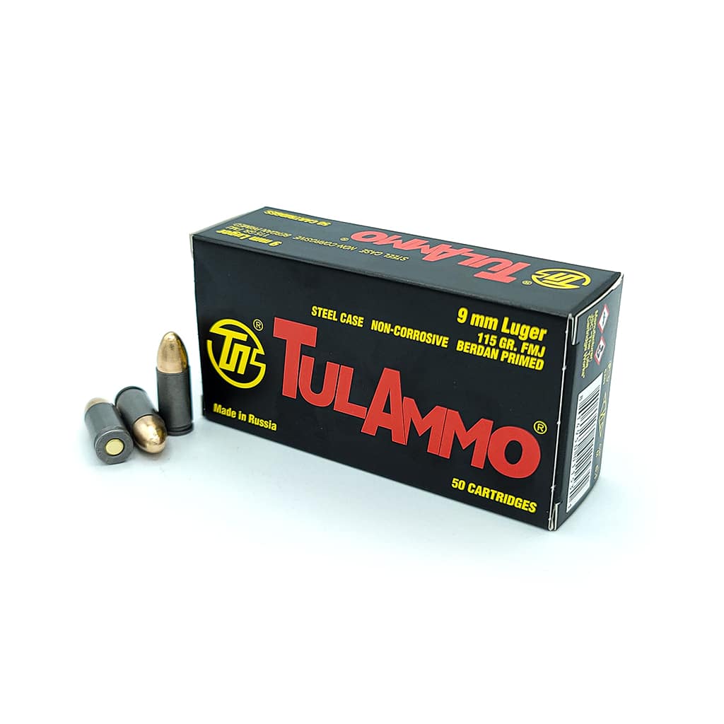 TulAmmo - 9mm - 115 Grain - FMJ