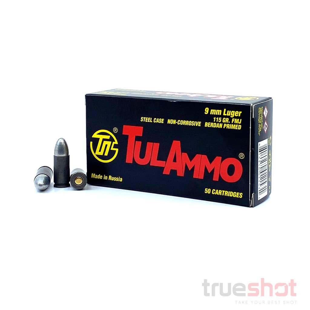 TulAmmo 9mm 115 Grain FMJ