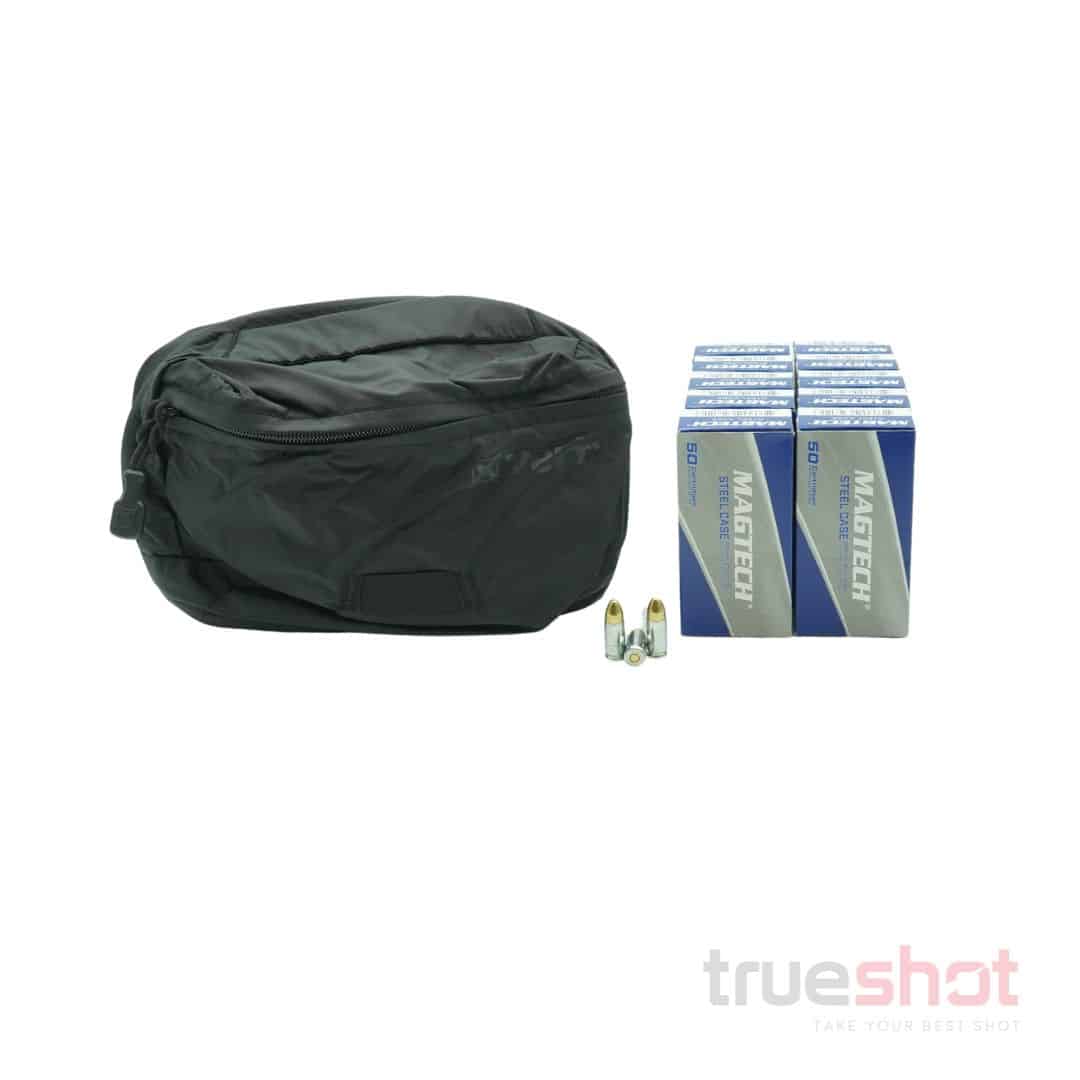 BUNDLE DEAL: Black Vertx Long Walks Waist Pack and 500 Rounds of Ammo