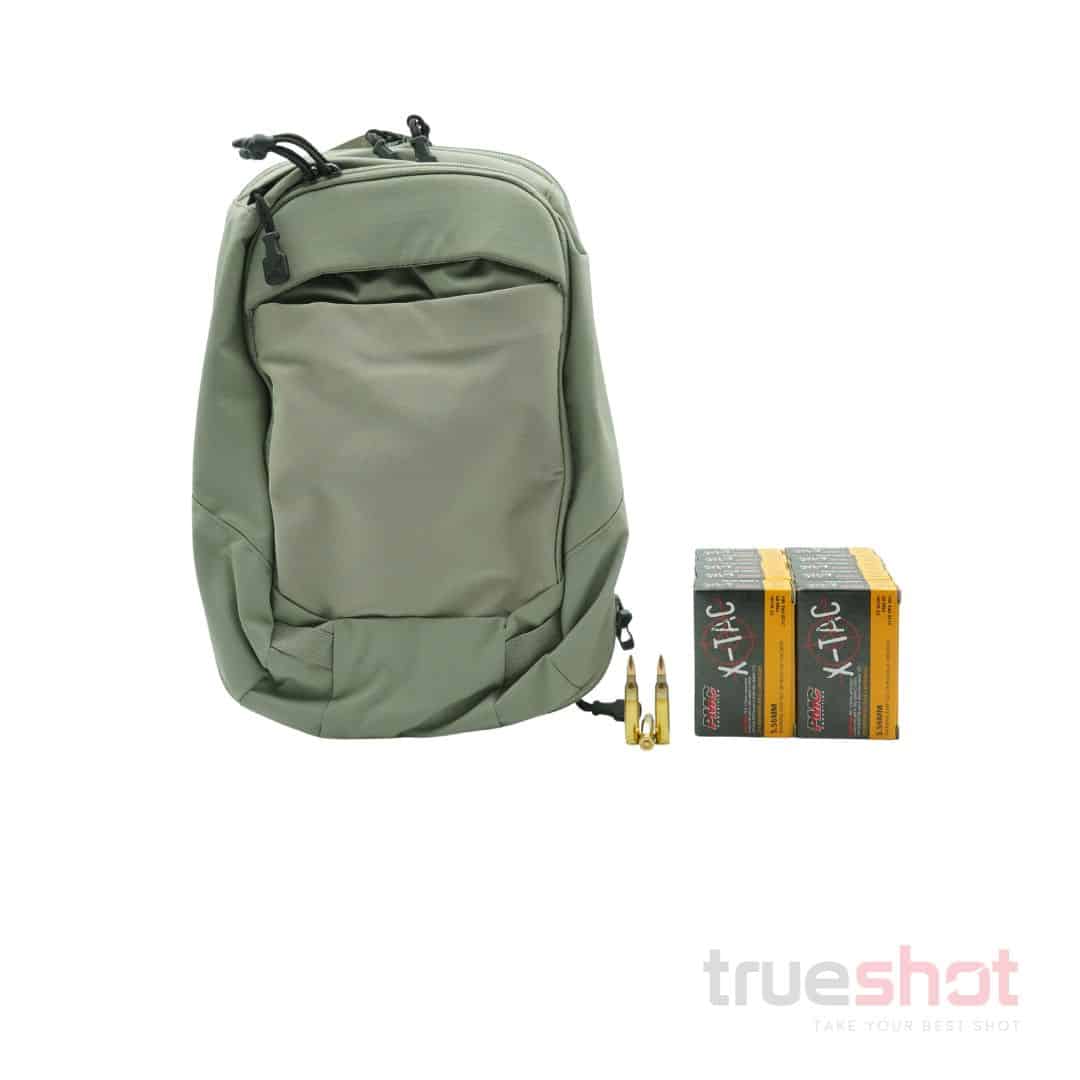 BUNDLE DEAL: Grey Vertx Urban Ghost Backpack and 200 Rounds of Ammo