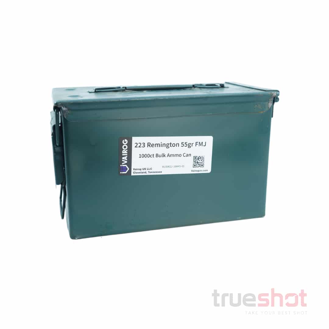 Vairog 223 Rem 55 Grain FMJ 1000 Round Ammo Can