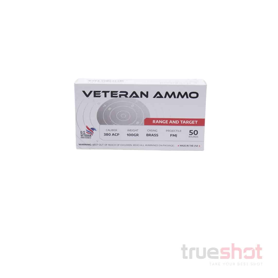 Veteran Ammo - 380 Auto - 100 Grain - FMJ