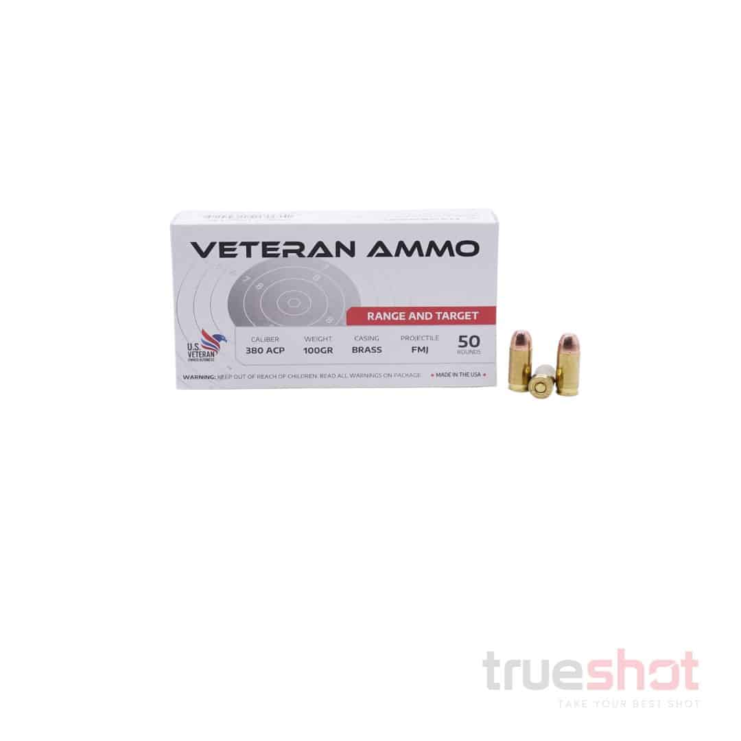 Veteran Ammo - 380 Auto - 100 Grain - FMJ