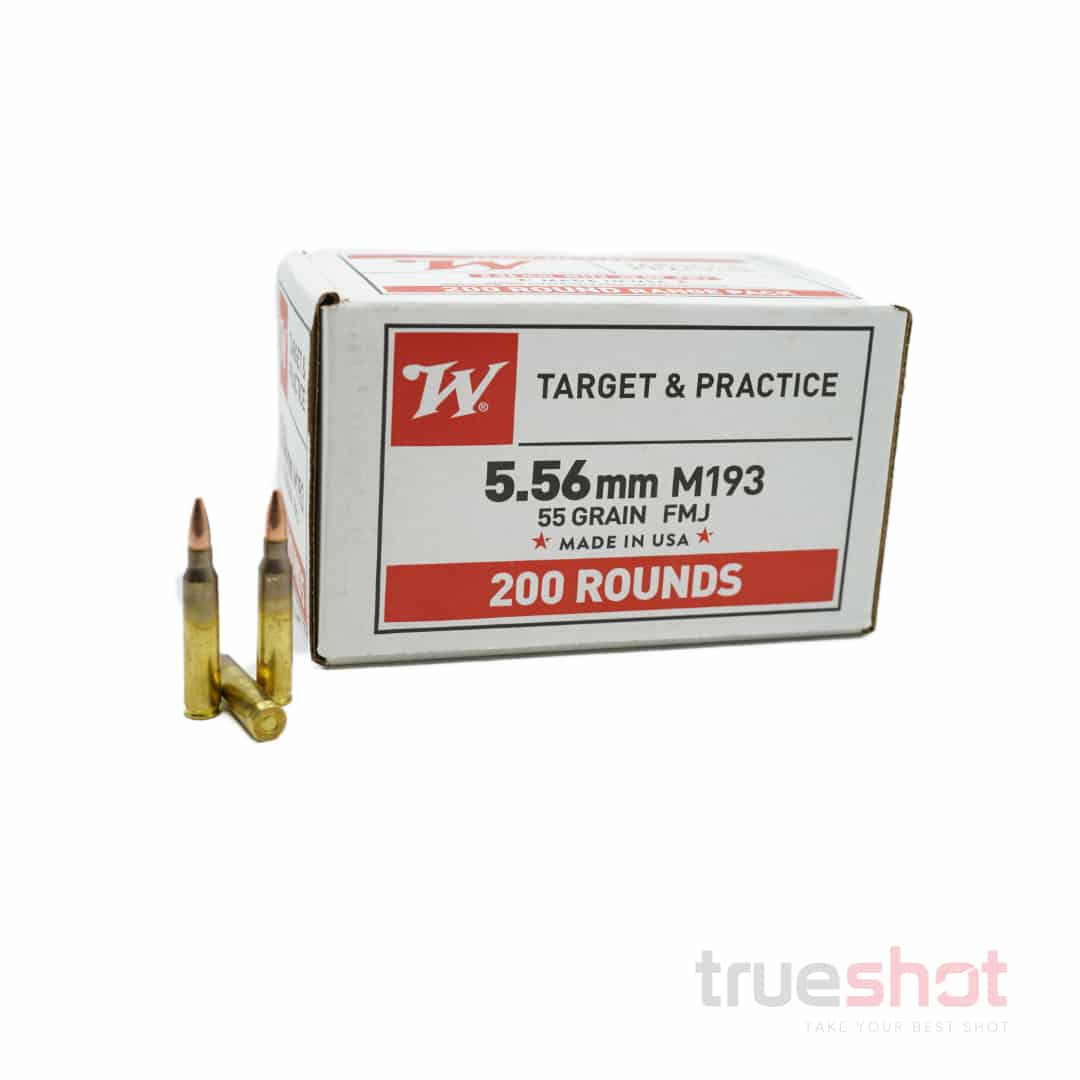 Winchester - Target & Practice - 5.56x45mm - 55 Grain - FMJ - M193 - Bulk Pack