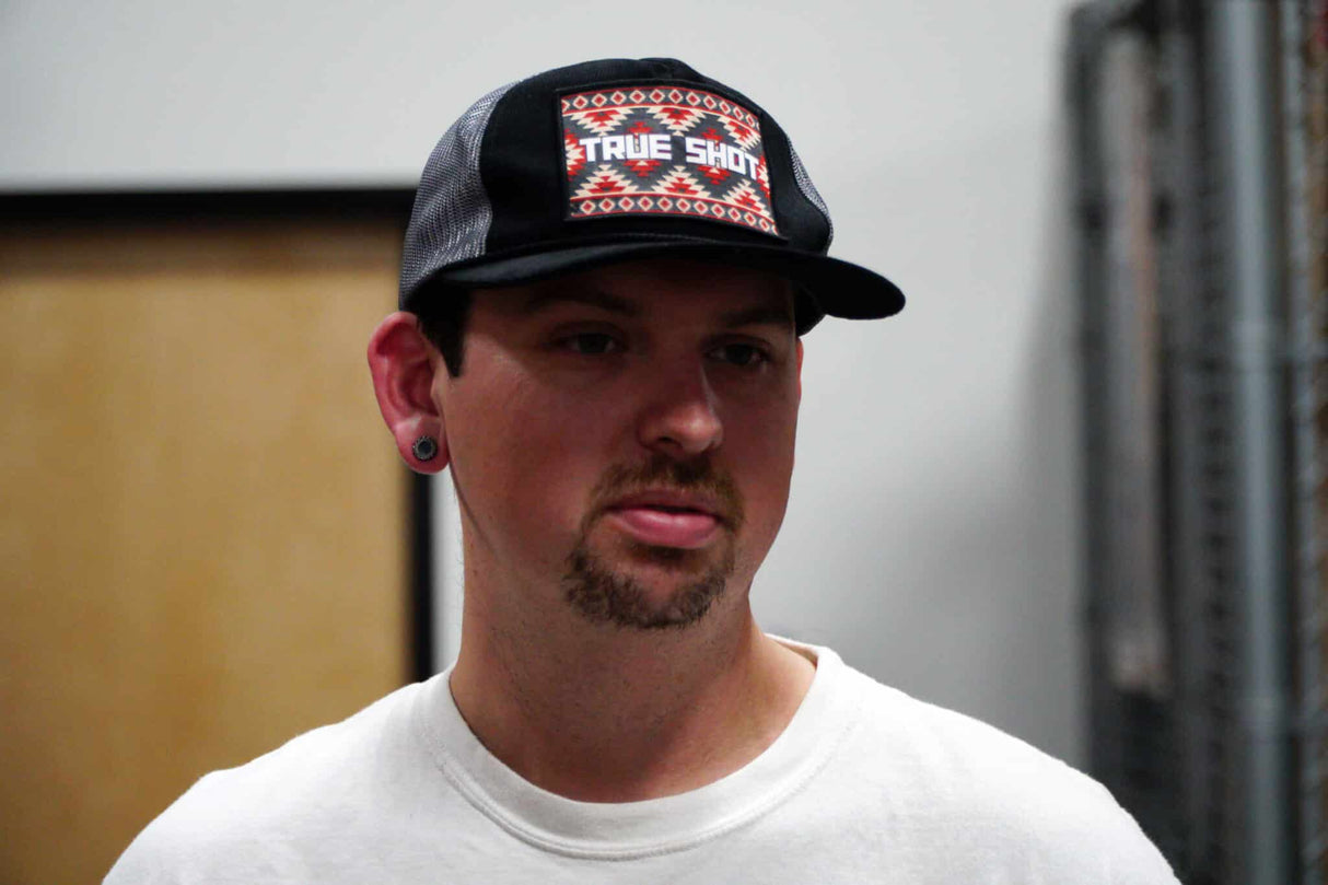 True Shot - South Western Patch - Black/Grey - Trucker Hat
