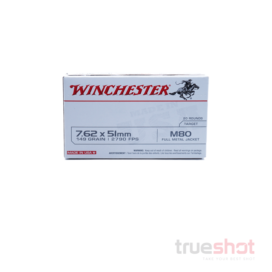 Winchester - 7.62x51 - M80 - 149 Grain - FMJ