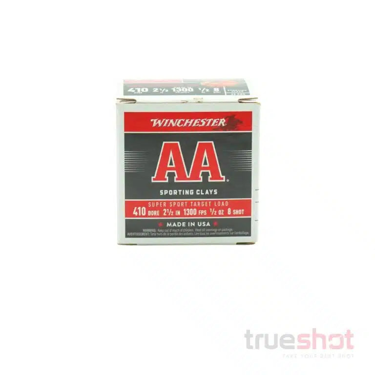 Winchester - AA Sporting Clays - .410 Bore - #8 Shot - 2.5" - 1/2 oz. - 1300 FPS