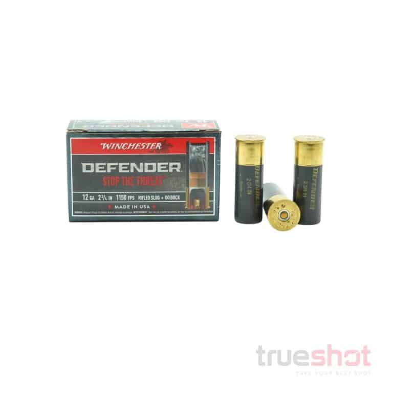 Winchester - Defender - 12 Gauge - Rifled Slug + #00 Buck - 2.75" - 1 oz. - 1150 FPS
