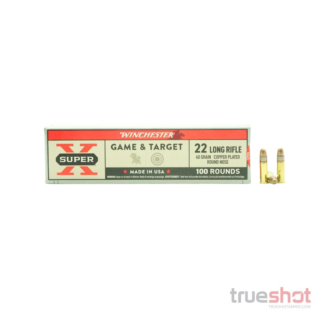 Winchester - Super-X - 22 Long Rifle - 40 Grain - HV PRN