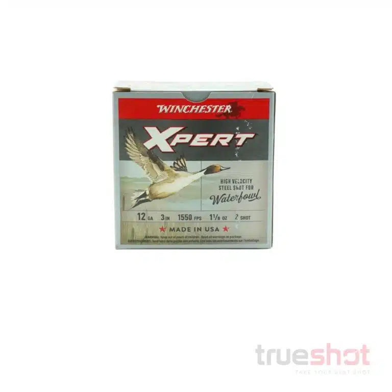 Winchester - Super-X High Velocity Steel - 12 Gauge - #2 Shot - 3" - 1-1/8 oz. - 1550 FPS
