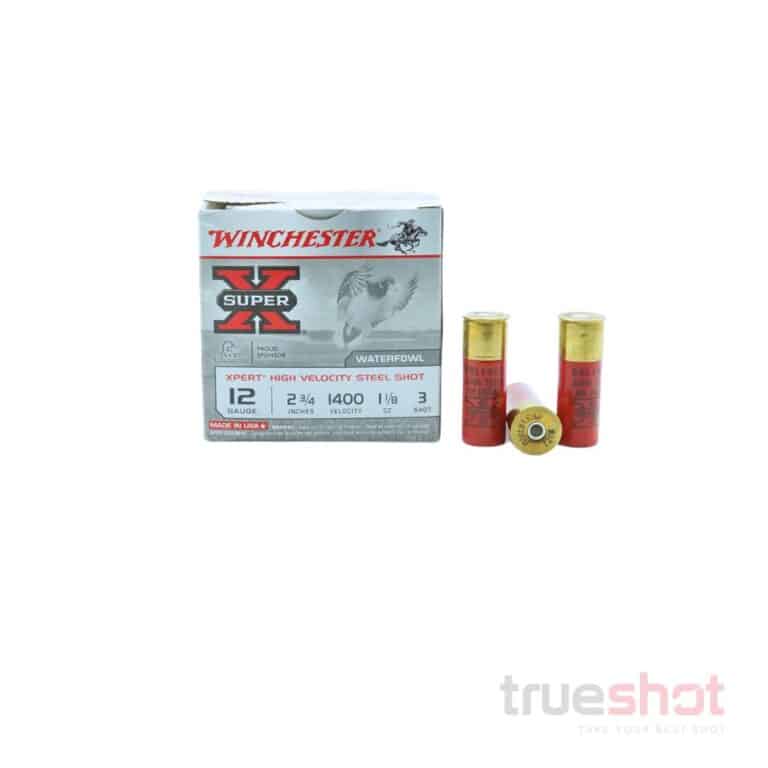 Winchester - Super-X High Velocity Steel - 12 Gauge - #3 Shot - 2.75" - 1-1/8 oz. - 1400 FPS