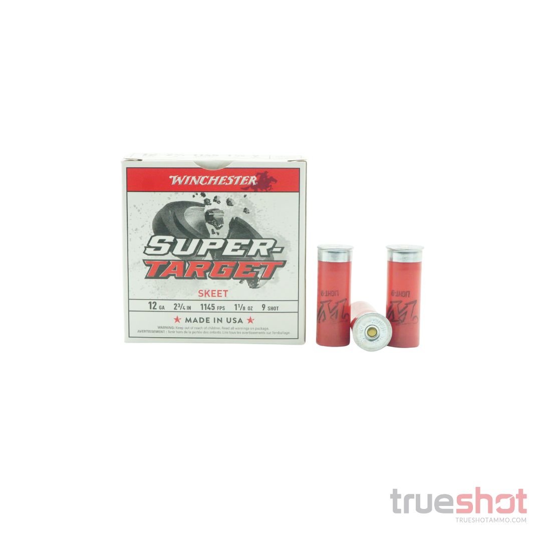 Winchester - Super Target - Skeet - 12 Gauge - #9 Shot - 2.75" - 1 -1/8 oz. - 1145 FPS