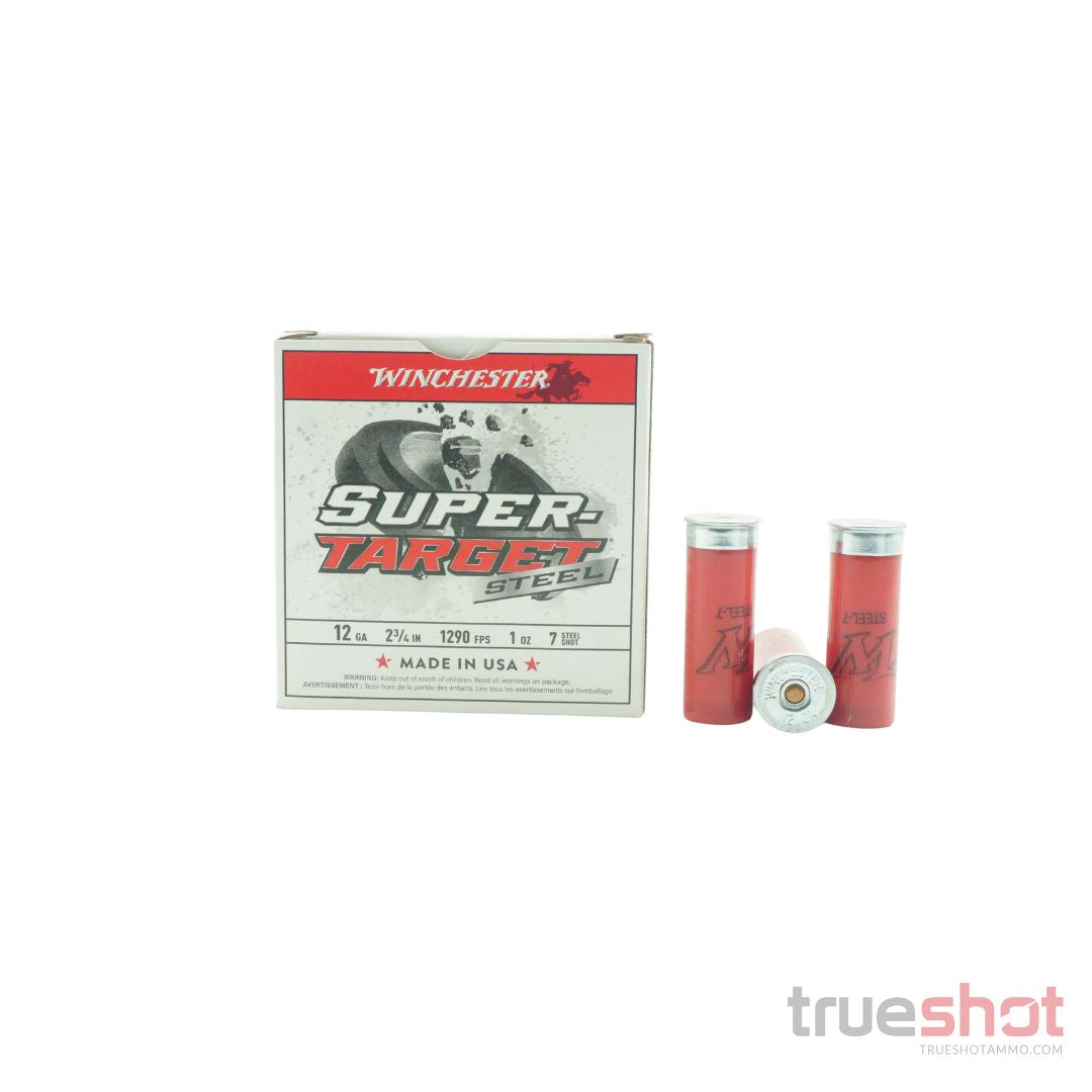Winchester - Super Target Steel - 12 Gauge - 2.75" - #7 Shot - 1 oz. - 1290 FPS