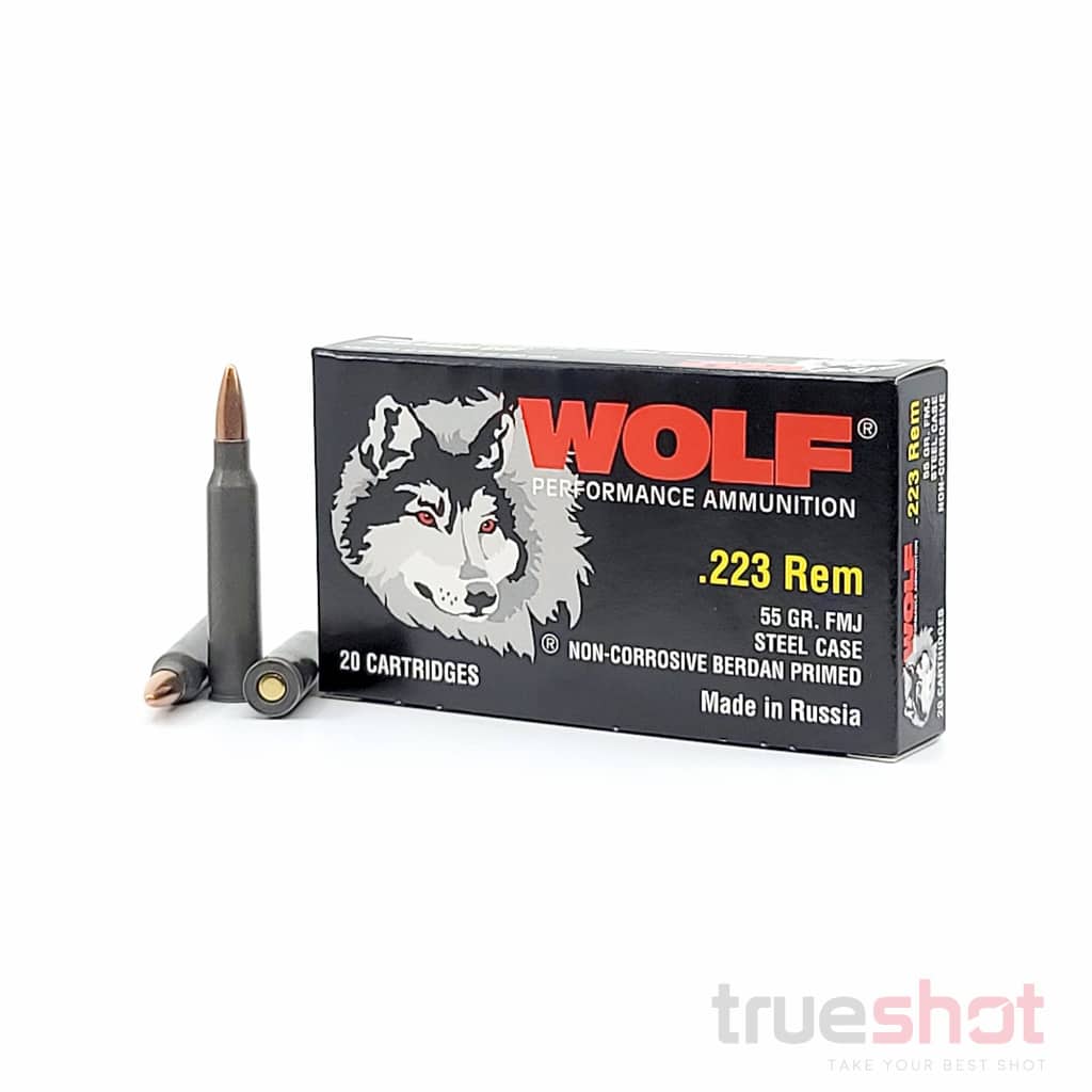 Wolf 223 Rem 55 Grain FMJ