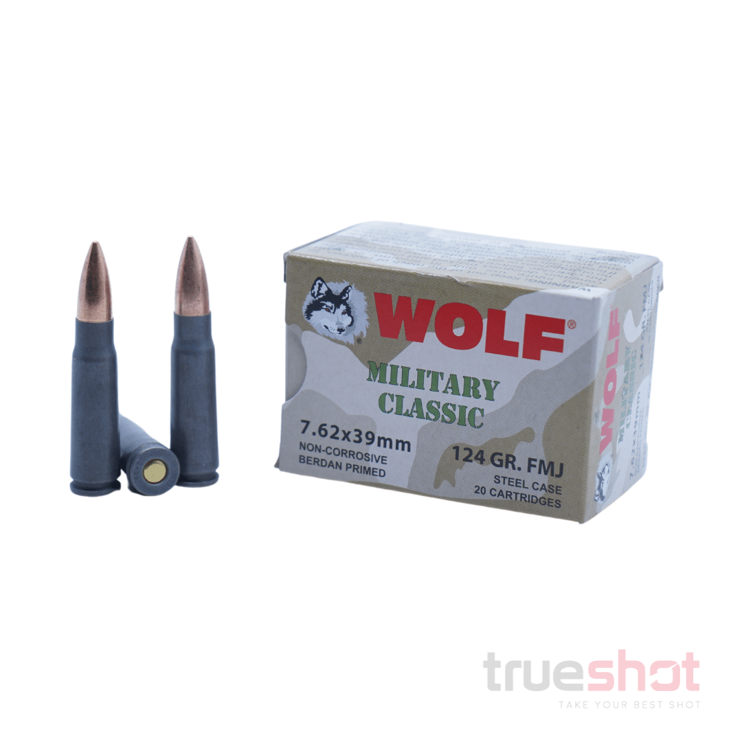 Wolf Ammunition - Military Classic - 7.62x39 - 124 Grain - FMJ